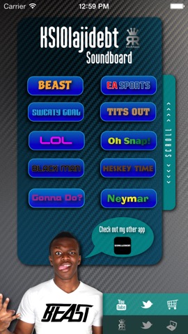 The Official KSIOlajidebt Soundboard - KSI Soundsのおすすめ画像1