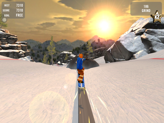 Crazy Snowboard Free iPad app afbeelding 1