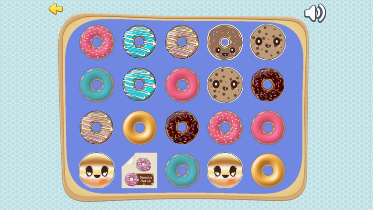 Fantasy Sweets Doughnut Cards And Matching Game For Toddlers