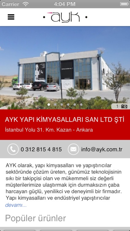 AYK Yapı Kimyasalları