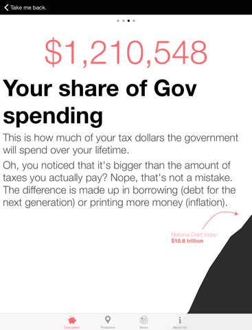 MyGovCost: Love Gov’s Government Cost Calculator iPad screenshot 4 - News app