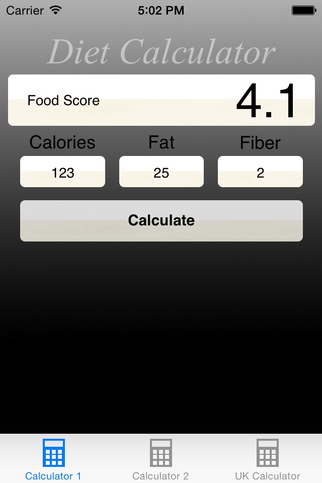 DietCalculator Free screenshot 3