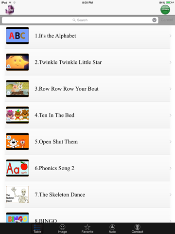 Screenshot #4 pour Kids Favorite Songs