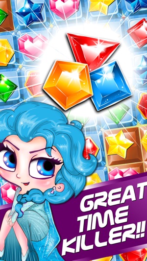 Jelly Jewel's - diamond match-3 game and kids digger mania h(圖4)-速報App