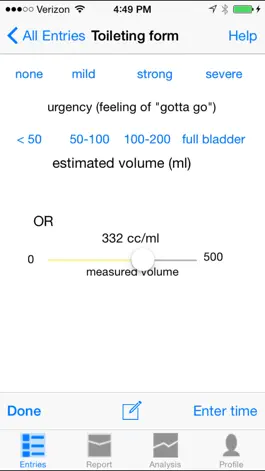 Game screenshot UroBladderDiary apk