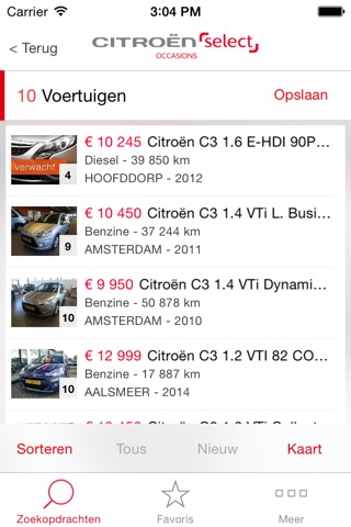 Occasions Citroën Select Netherlands screenshot 3