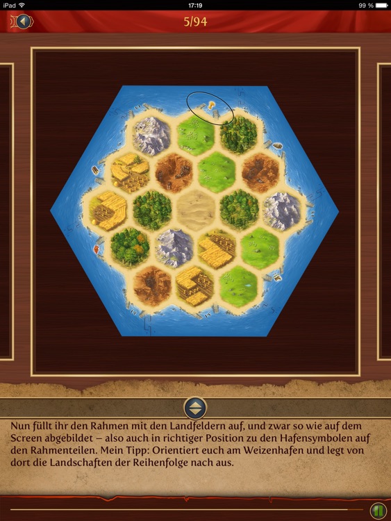 Catan Brettspiel Assistent für iPad
