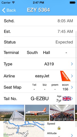London Gatwick iPlane Flight Informationのおすすめ画像2