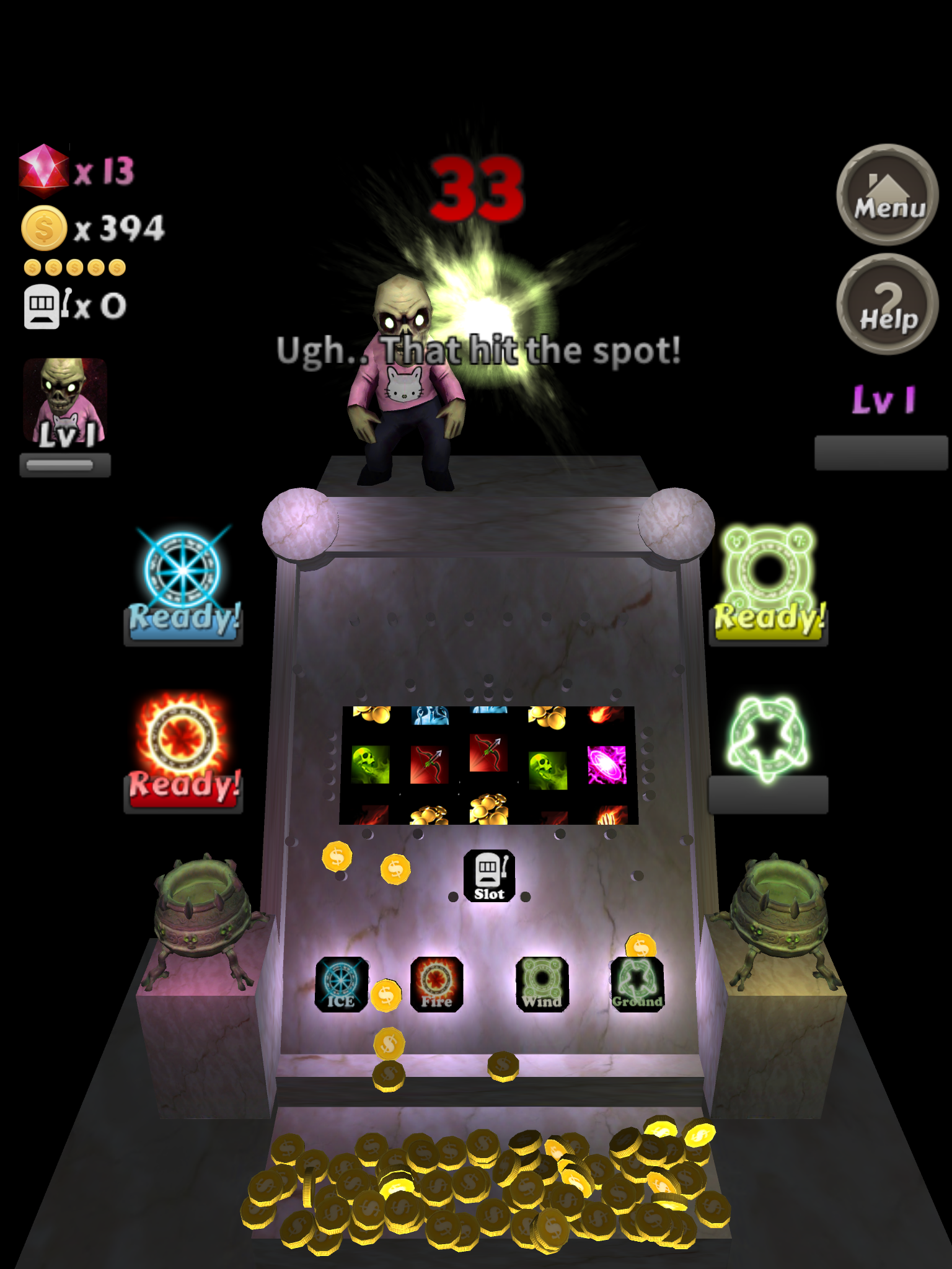 Grave Coin : Coin Pusher, Slots and Defeat Soul