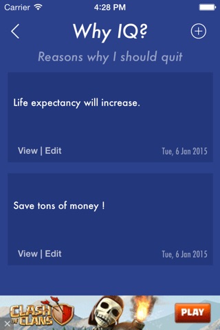 iQuit Smoking screenshot 2