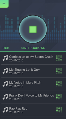 Simple Voice Changer - Sound Recorder Editor with Male Female Audio Effects for Singing screenshot 5