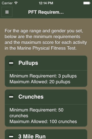 USMC Fitness screenshot 3