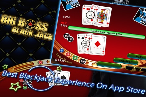 Big Boss Blackjack - Try Your Luck and Win Prizes screenshot 3