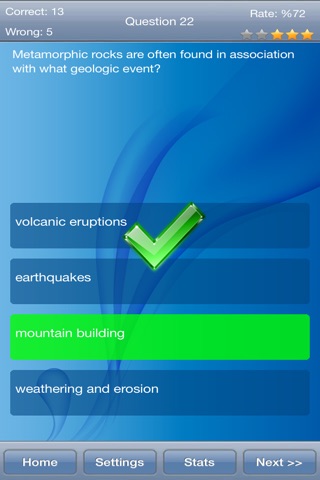 Earth Science Quiz screenshot 2
