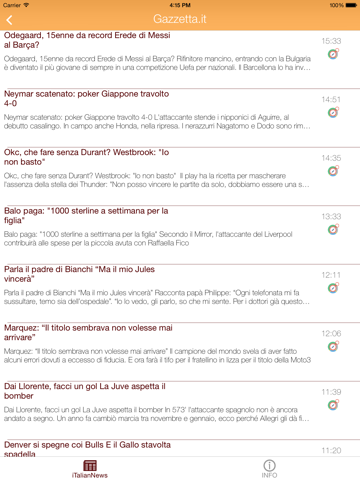 Screenshot #6 pour iTalianNews Free