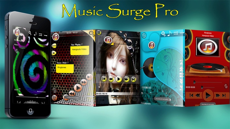 Music Skins For iPod - Music Surge screenshot-0