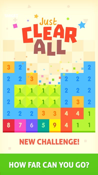 Screenshot #1 pour Just Clear All - popping numbers puzzle game