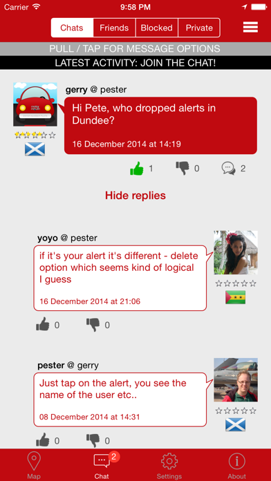 Motor Mouth - Connect to the Road iPhone screenshot 4 - Social Networking app