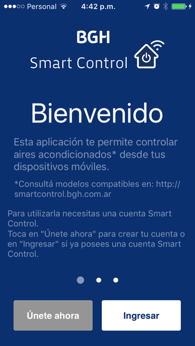 Screenshot #1 pour BGH Smart Control