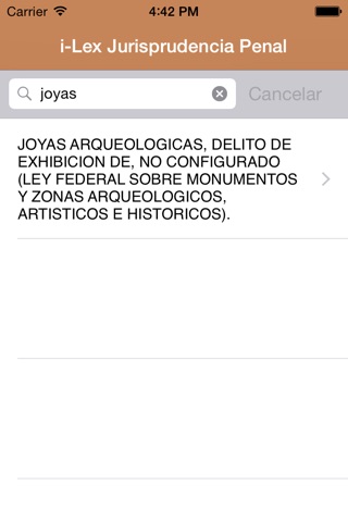 i-Lex Jurisprudencia Penal screenshot 3