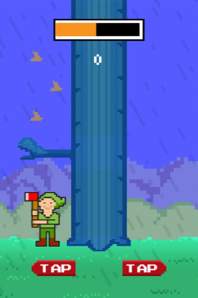 LumberJack Cut The Beanstalk: Lumberman Edition - 8 bit Pixel Fun Kids Games screenshot 2