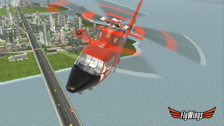 Helicopter Flight Simulator Online 2015 - Flying in New York City HD - Fly Wings screenshot-3