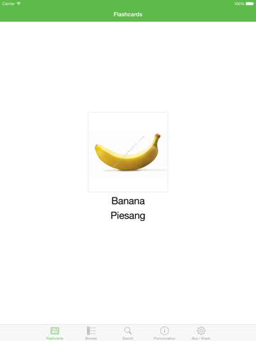 Screenshot #6 pour Afrikaans Flashcards with Pictures Lite