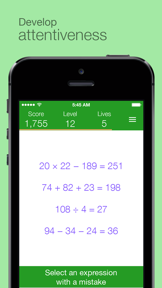 Find the Mistake: Math — practice mental arithmetic, develop attentiveness screenshot