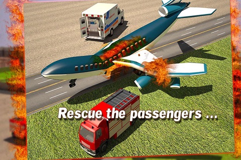 Airport Fire Emergency Rescue 3D screenshot 2
