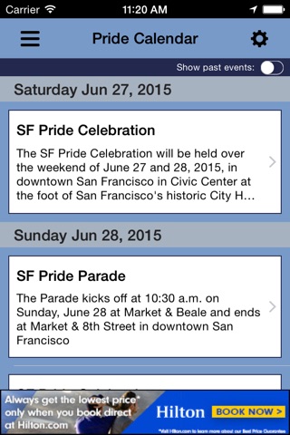 Bay Area Pride Guide screenshot 2