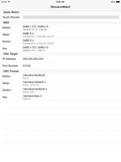 RemokonWatch Free for MIDI/OSC iPad image 1