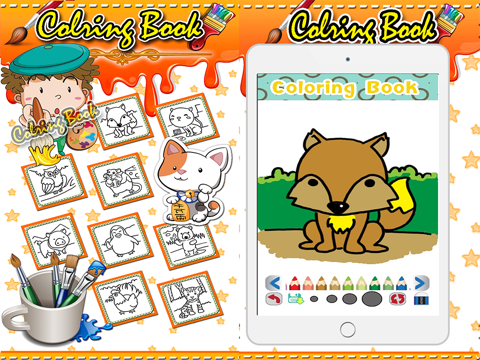 Screenshot #5 pour enfants Coloriage animaux mignons page