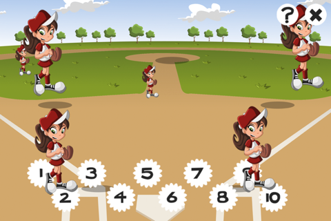 A Baseball Counting Game for Children: learn to count 1 - 10 screenshot 2