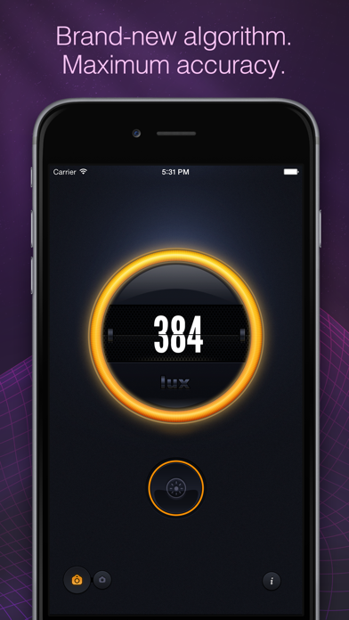 Light Meter - measure luminosity in lux, fc, lumen Screenshot
