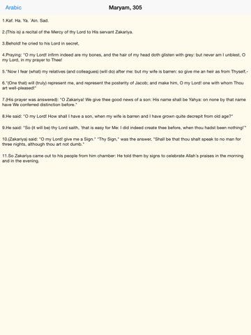 Quran Text iPad screenshot 4 - Reference app