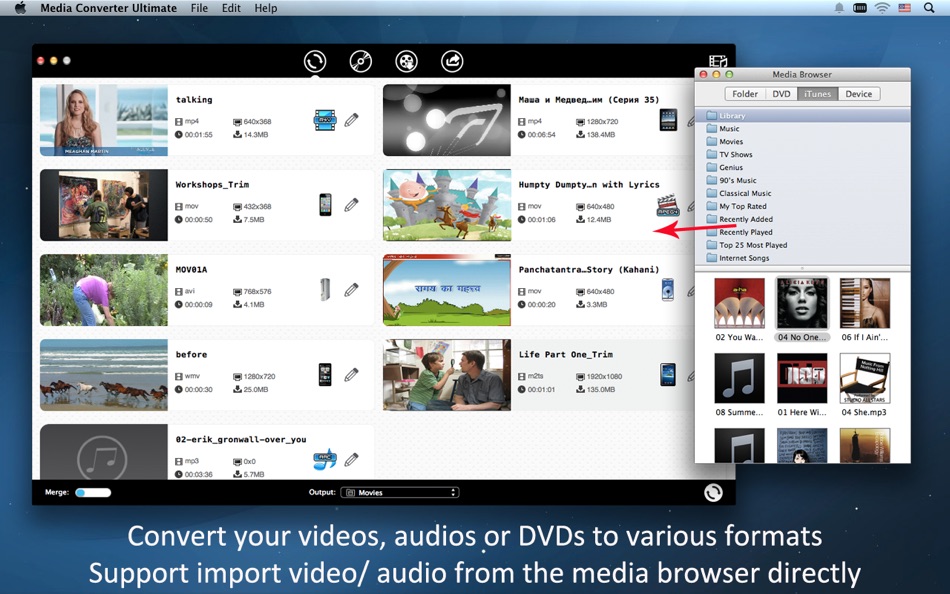 Media Converter Ultimate - All-in-one Video Converter, DVD Ripper and Burner, Video Downloader - 4.3.0 - (macOS)