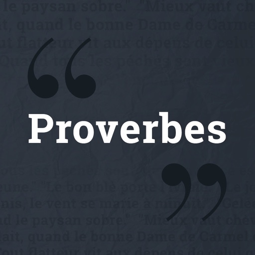 Proverbes : Français, Chinois, Arabes, Juifs, Indiens iOS App