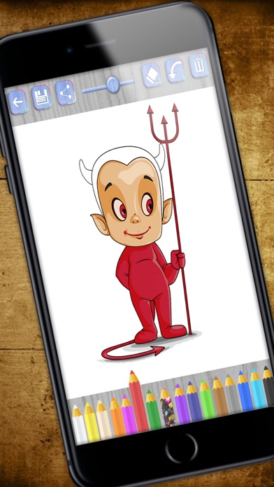 Screenshot #2 pour Peindre les monstres avec Magic-livre de coloriage Halloween