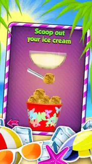 frozen treats ice-cream cone creator: make sugar sundae! by free food maker games factory iphone screenshot 1