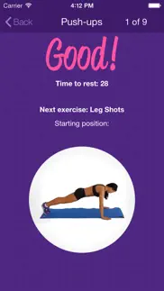 fit body – personal fitness trainer app – daily workout video training program for fitness shape and calorie burn iphone screenshot 4