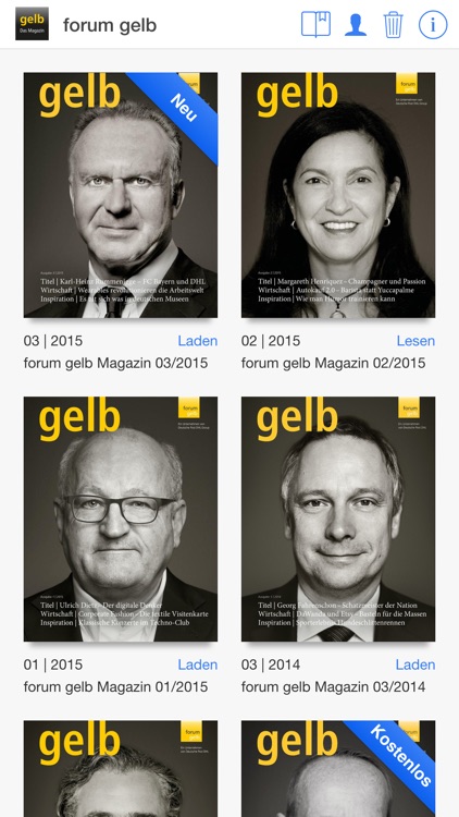 forum gelb Magazin