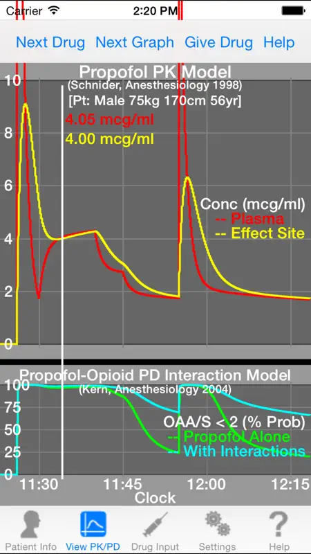 AnestAssist PK/PD screenshot 3 of 5