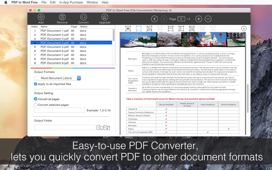 PDF to Word Free - 3.1 - (macOS)