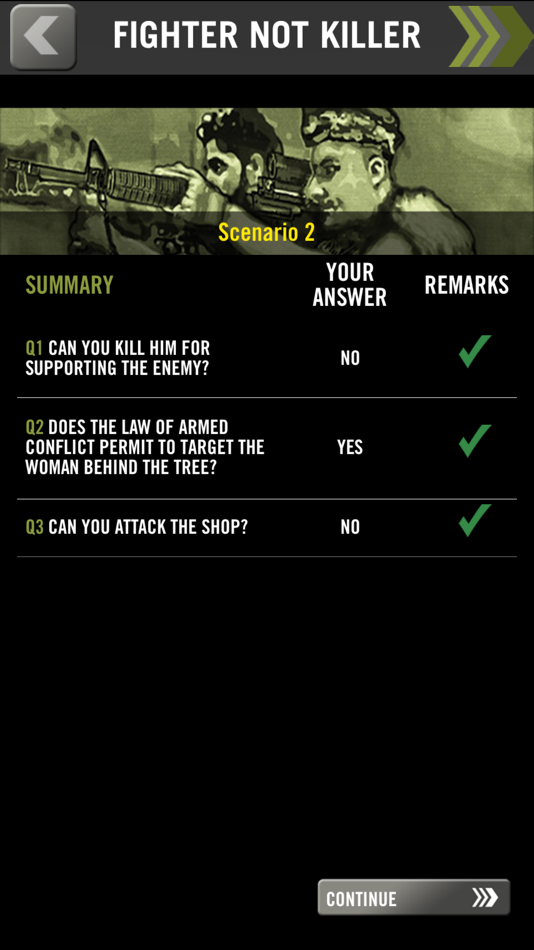 #2. Fighter Not Killer - Test your knowledge of the Rules of War (iOS) 由: Artifex Creative Webnet Ltd