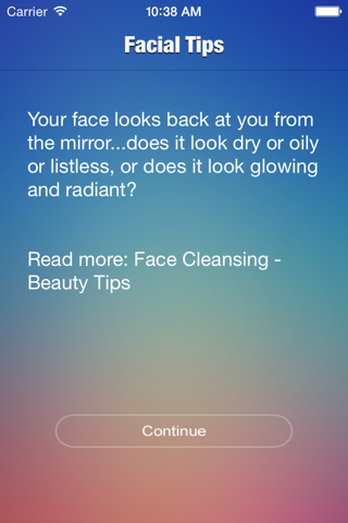 Facial Tips screenshot 2