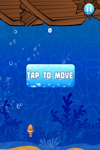 A Tiny Clown Fish Tap Game - Move to Save Free screenshot 2