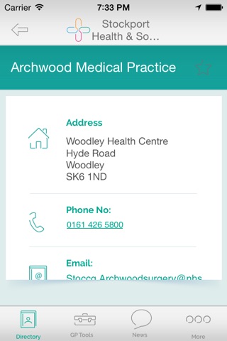 Stockport Health and Care Finder screenshot 2