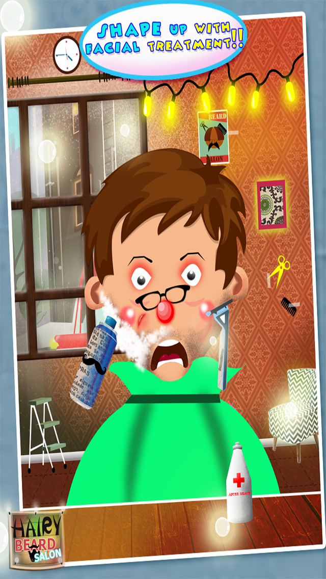 How to cancel & delete Hairy Beard Salon – It’s Messy Moustache & Shaving Barber Game from iphone & ipad 4