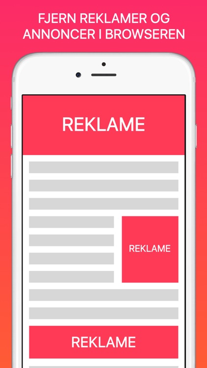 Blokér Reklamer - Fjern reklamer & annoncer i browseren!