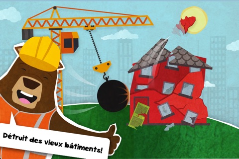 Mr. Bear - Construction Pro - Build and create in the city and work with cranes and tools screenshot 4